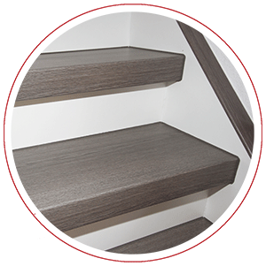 Renovierung mit Laminatstufen